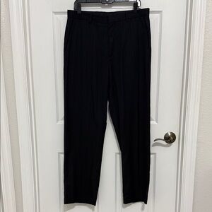 Calvin Klein Men's Black striped Dress Pants